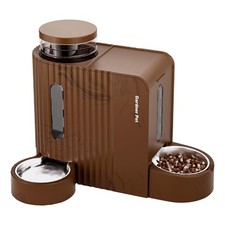 Gravity Automatic 2-in-1 Pet Feeder, 0.8 Gallons 2 Cat Feeder and Water Dispe