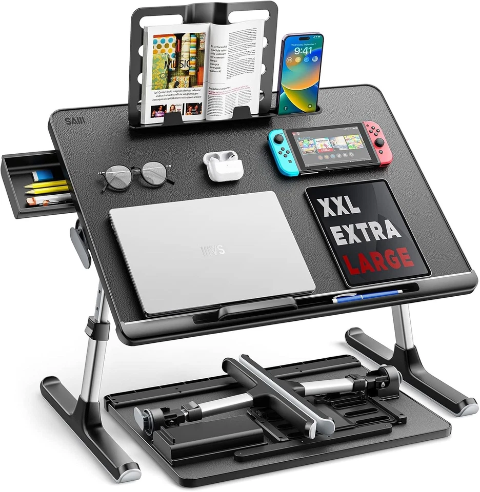Portable Adjustable Laptop Desk - Multifunctional for Bed, Couch, and Office - Image 3 of 4