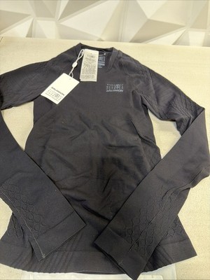 MAISON MARGIELA MM6 X SALOMON Textured Long Sleeve Shirt Stretchy 