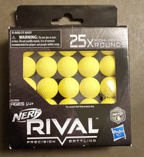 Nerf Rival Gun Balls 25-round Refill Pack High Impact Nerf Rival Rounds