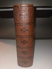  1800's Vintage  Bible New Testament & Prayer Book Leather Clasp Cambridge