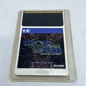 PSYCHO CHASER PC Engine Hu CARD Japan Import Free shipping FedEx DHL Tested