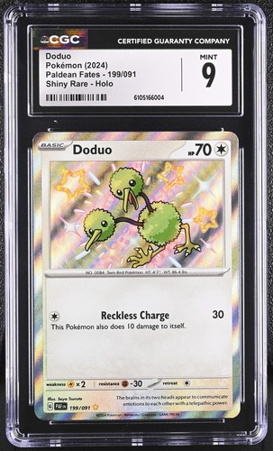 Doduo graded CGC 9 for sale on eBay