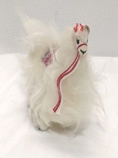 Peruvian Alpaca Fur Llama Figurine Handmade Peru Souvenir Real Fur 5 MCM