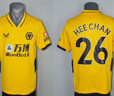 Wolverhampton Hee Chan Jersey 2021/2022 HomeFootball Soccer Mens