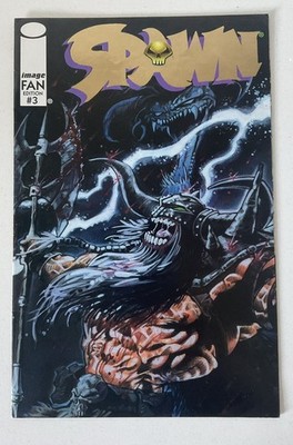 SPAWN No 3  FAN-CLUB EDITION - GOLD RETAILER INCENTIVE. 1996.  IMAGE COMICS 