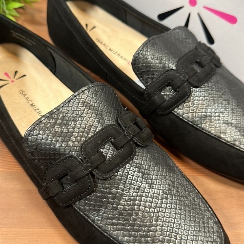 Isaac Mizrahi Live! Mocasín de conducción con cadena cubierta talla 10 - Imagen 4 de 11