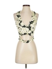 Nicholas Women Yellow Tank Top 2