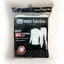 BRAND NEW Ecko Boys 2 Piece Thermal Set Comfort Soft Waffle Beige Size Large L