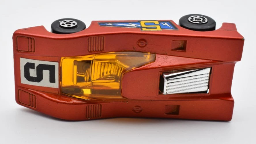 Matchbox Superfast MB7 Hairy Hustler bronze, gelbe Scheiben. Lesney England - Bild 3 von 4