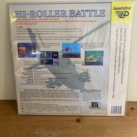 Pioneer LaserActive Hi-Roller Battle Vintage Mega Laserdisc Game 1993 NEW SEALED