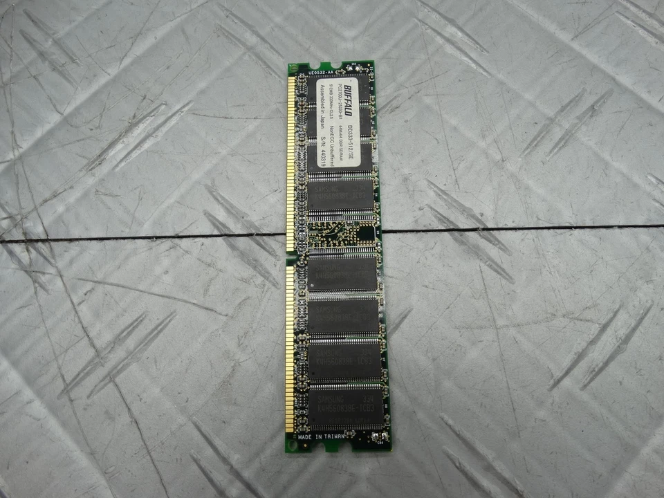 Buffalo 512MB DDR Non ECC PC-2700 333Mhz Memory DD333-512/SE - Image 3 of 4