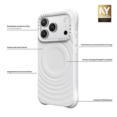 CASETiFY - Apple iPhone 17 Pro Ripple Case - White | eBay