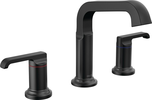 Delta 35589-DST Tetra 1.2 GPM Widespread Bathroom Faucet - Black