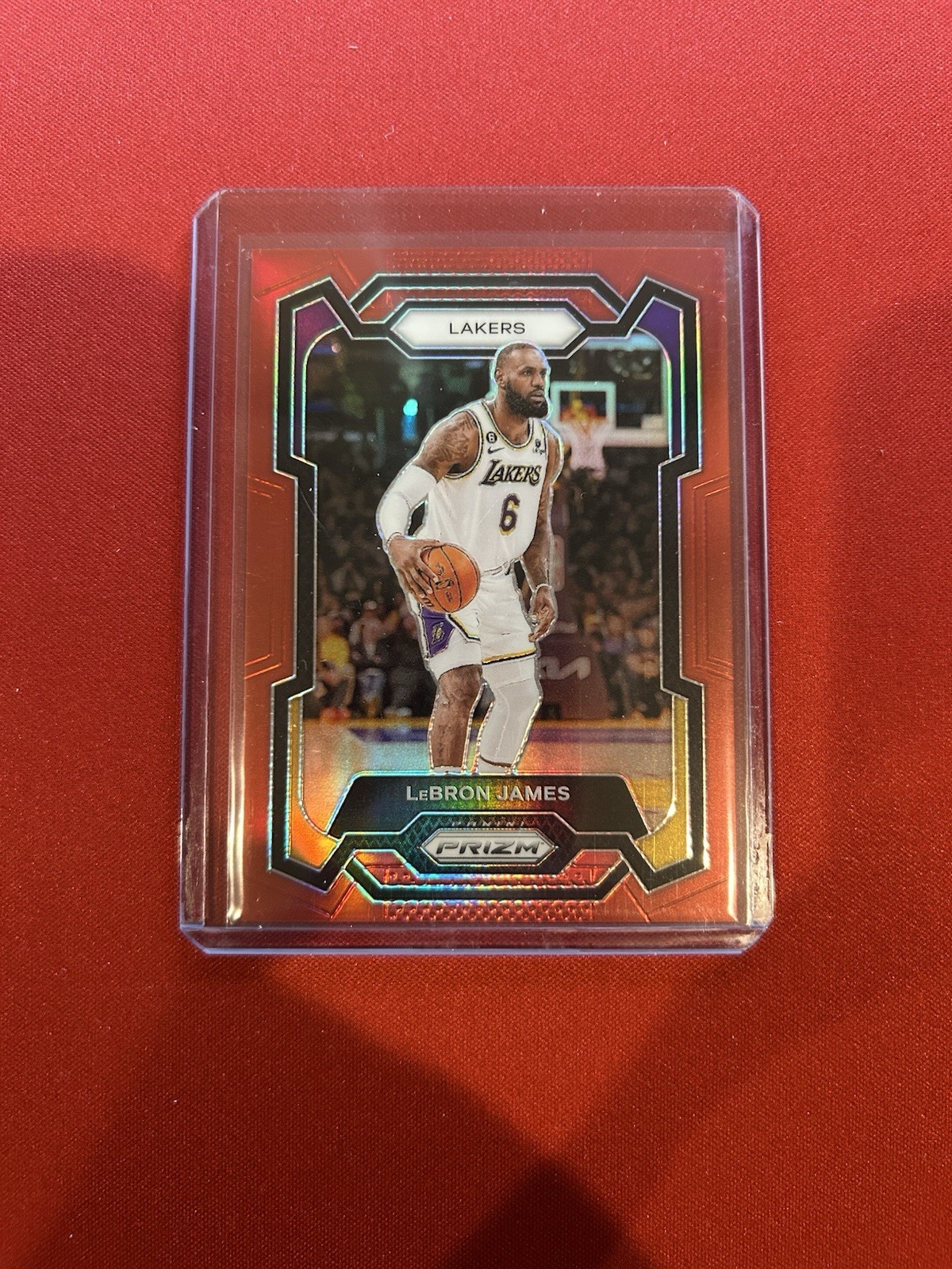 2023-24 Panini Prizm - LeBron James #63 Red Prizm /299