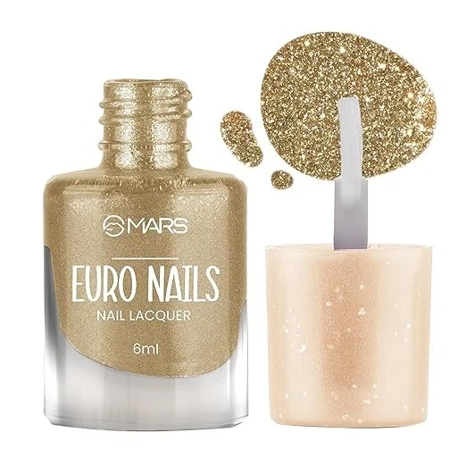 MARS EURO Nail Lacquer | Glossy Gel Finish | Rich Pigmentation | Chip Free | Qui
