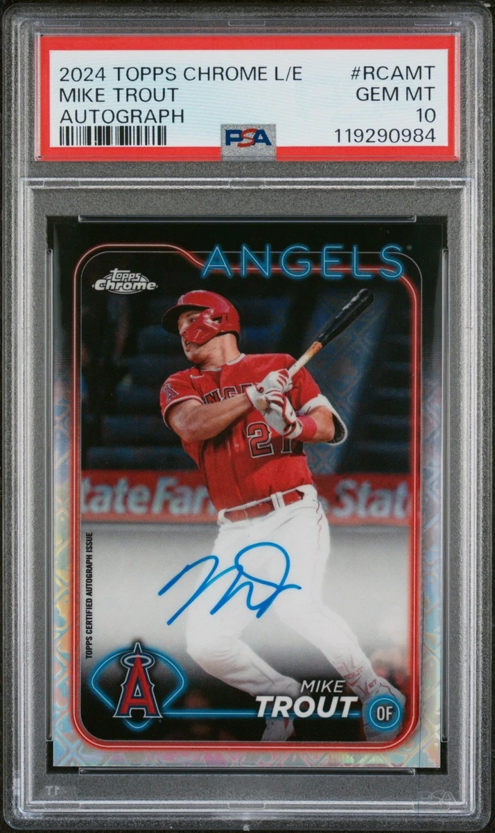 2012 Topps Chrome Mike Trout 10枚限定直筆サイン Mike Trout 10 Graded Baseball Sports Trading Cards & Accessories