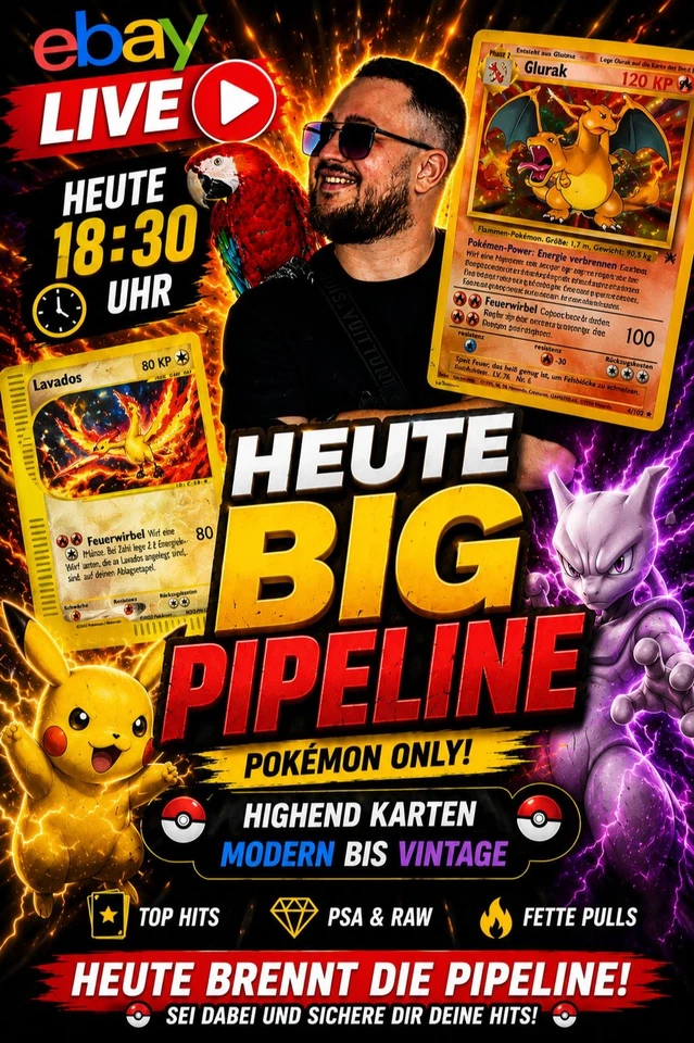 ⚡🔥ab 1€ XXL Pipeline Vintage → Modern 🔥⚡