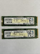 Lot of 2 x Samsung PM981 256GB M.2 NVMe SSD MZ-VLB2560 MZVLB256HAHQ 97%-99%