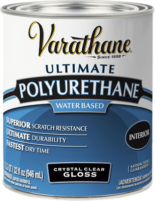 Varathane Water-Based Crystal-Clear Ultimate Polyurethane | Interior Wood Protec