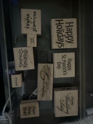 Stampin Up! Rubber stamps set of 5. - Picture 10 of 12