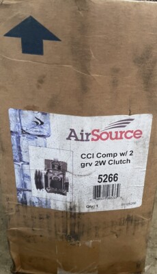 Air Source, CCI Comp w/ 2 grv 2W Clutch, Part# 5266