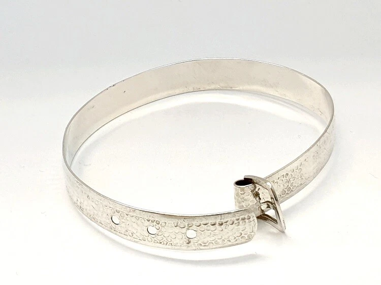 Rarität: Hans Przyrembel Silber 835 Gürtel Armreif Armband um 1935 - Bild 3 von 4