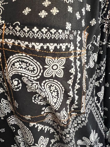 Anthropologie Aratta Silent Journey Maxi Dress Sz M Boho Chic Patchwork Pockets - Picture 9 of 14