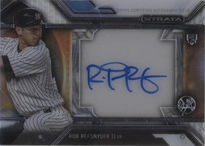 2016 Topps Strata - Rob Refsnyder #SA-RR - 1 of 1