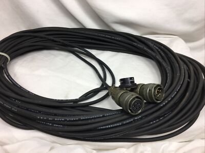 Approx ~ 65  Microphone Cable AMPHENOL Connectors 5 Pin PT06A14-5S OEM