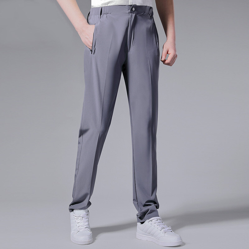 elastic waist dress pants