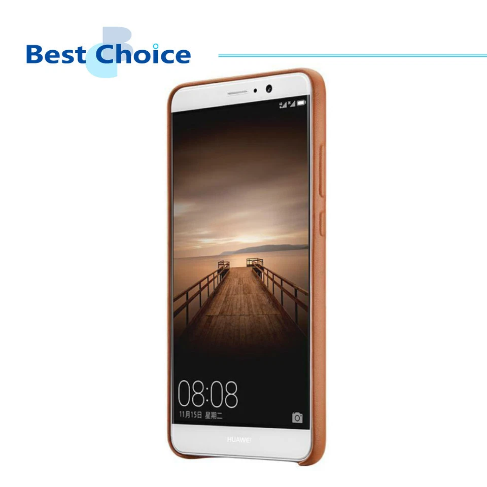 Funda de Cuero Original Huawei Oficial Mate 9 Leica - Marrón Foto 4 de 4