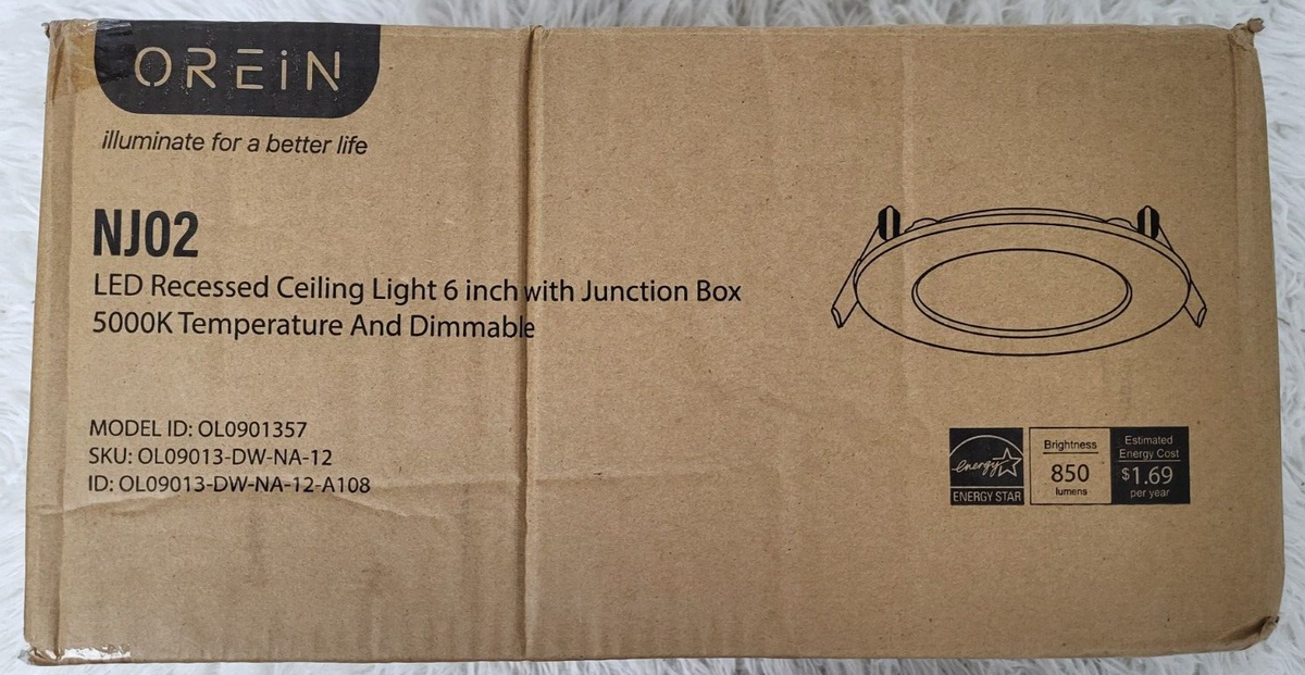 Orein NJ02 OL090357 LED Recessed Ceiling Light 6