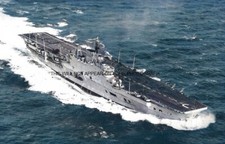 ROYAL NAVY AIRCRAFT CARRIER HMS EAGLE IN 1952