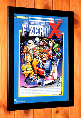 Nintendo 64 Nintendo F-Zero X N64 Poster | 1998 | Vintage | Rare
