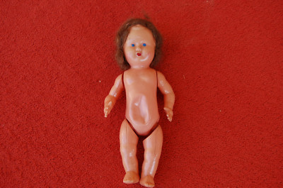 ANCIEN 3 petites Poupée fille robe 15 cm