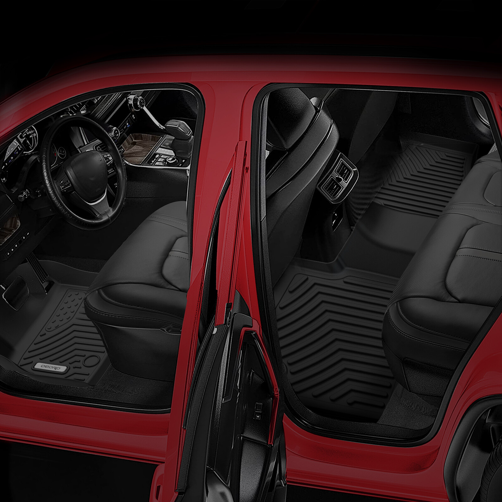 Car Floor Mats for 20162019 Chevrolet Cruze TPE Liners 1st 2nd Row All