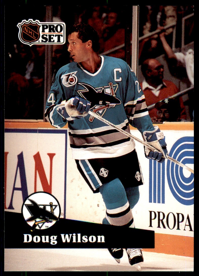 1991-92 Pro Set French Doug Wilson San Jose Sharks #478