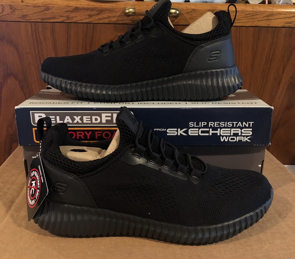 Skechers Work Slip Resistant Cessnock SR Slip On Work Shoes 77188 Men's