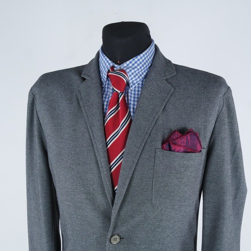 Giacca cappotto sportivo estivo grigio non costruito blazer uomo GAUDI 38R taglia UK - Foto 10 di 14