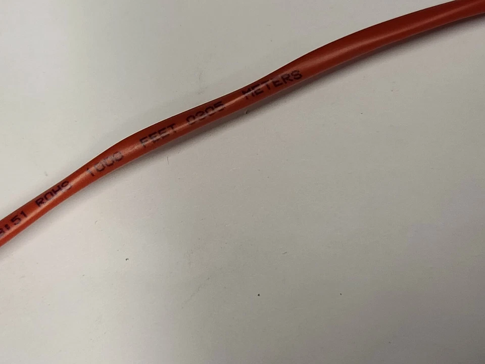Belden Wire 6320UL 18/2C Solid N/S Plenum Fire Alarm Cable FPLP Red /100ft - Image 4 of 4