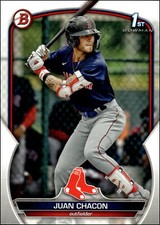 2023 Bowman #BP-105 Juan Chacon   1st Rookie Boston Red Sox
