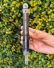 Handmade Natural Bloodstone 8inch Reiki Crystal Massage Stick