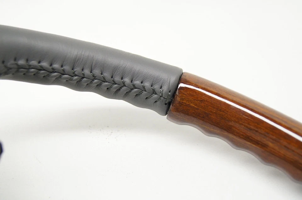 Cadillac DeVille 01-04 Sevilla 2000-2005 volante cuero gris con madera nuevo Foto 4 de 4