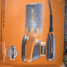 RIDGID R26011 5 in. Random Orbital Hand Sander with AIRGUARD Technology, GR M