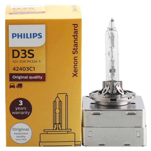 Philips D3S 42403C1 Xenon Light Car Headlight 4200K 35W PK32d-5 HID Xenon Lamp - Picture 2 of 3
