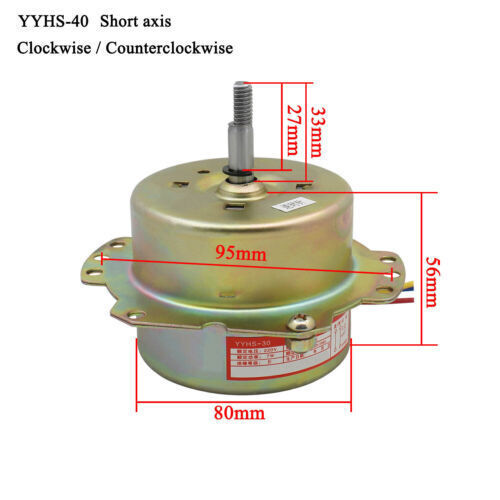 QTY:1 For Bath ba ventilation fan exhaust fan motor YYHS-40 - Picture 6 of 6