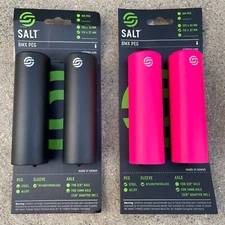 PAIR SALT AM NYLON 4.5" PEGS 3/8" 14MM BMX BICYCLE BIKES PEGS CULT SUNDAY KINK