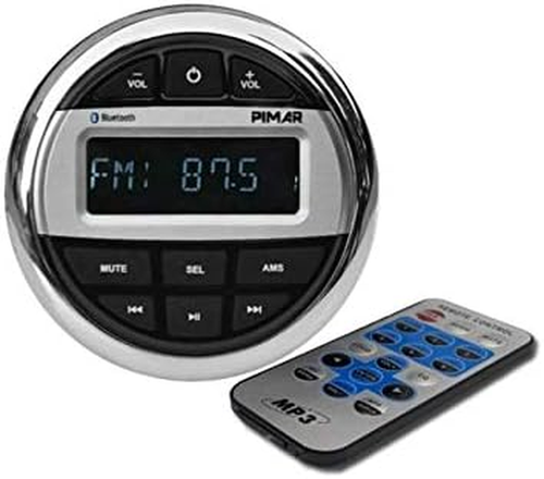 Stereo Audio Marine Bluetooth Usb Impermeabile Barca Nautica Accessori Gommone C - Foto 2 di 12