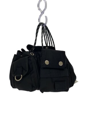 sacai 国内買付 s Drawstring Bag / Leather sacai × PORTER Tactical Drawstring bag Nylon Black Solid